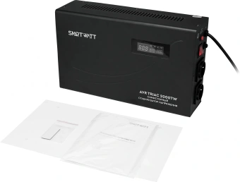 Стабилизатор напряжения Smartwatt AVR Triac 2000TW 2000ВА черный - купить недорого с доставкой в интернет-магазине