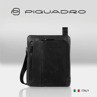 Сумка мужская Piquadro Black Square CA1816B3/N черная натур.кожа - купить недорого с доставкой в интернет-магазине