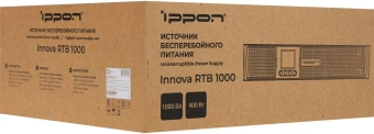 Источник бесперебойного питания Ippon Innova RTB 1000 900Вт 1000ВА черный - купить недорого с доставкой в интернет-магазине