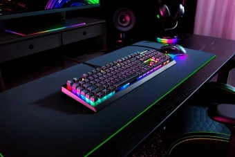 Клавиатура Razer BlackWidow V4 X желтый USB Multimedia for gamer LED (RZ03-04702500-R3R1) - купить недорого с доставкой в интернет-магазине