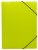 Папка на резинке Бюрократ Double Neon DNE510YELBL A4 пластик кор.30мм 0.5мм желтый/черный - купить недорого с доставкой в интернет-магазине