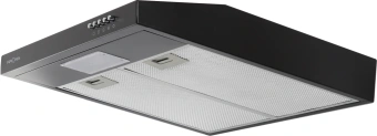 Вытяжка козырьковая Krona Jessica PB 500 slim черный управление: кнопочное (1 мотор) - купить недорого с доставкой в интернет-магазине