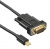Кабель аудио-видео Buro 1.1v miniDisplayport (m)/VGA (m) 2м. Позолоченные контакты черный (BHP MDPP-VGA-2) - купить недорого с доставкой в интернет-магазине