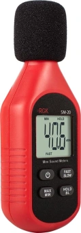 Измеритель уровня шума RGK SM-20 портативный красный/черный (776530) - купить недорого с доставкой в интернет-магазине