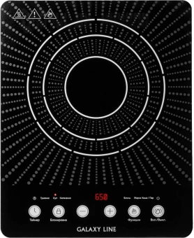 Плита Индукционная Galaxy GL 3066 черный стеклокерамика (настольная) (7022230660) - купить недорого с доставкой в интернет-магазине