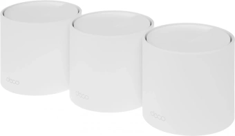 Бесшовный Mesh роутер TP-Link Deco X50(3-Pack) AX3000 10/100/1000BASE-TX белый (упак.:3шт) - купить недорого с доставкой в интернет-магазине