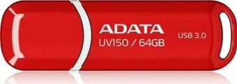 Флеш Диск A-Data 64GB DashDrive UV150 AUV150-64G-RRD USB3.0 красный - купить недорого с доставкой в интернет-магазине