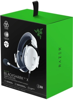 Наушники с микрофоном Razer Blackshark V2 X белый/черный 1.3м мониторные оголовье (RZ04-03240700-R3M1) - купить недорого с доставкой в интернет-магазине