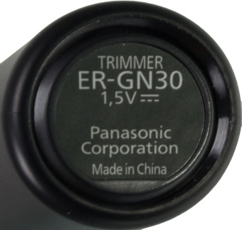 Триммер Panasonic ER-GN30-K черный/серебристый (насадок в компл:1шт) - купить недорого с доставкой в интернет-магазине