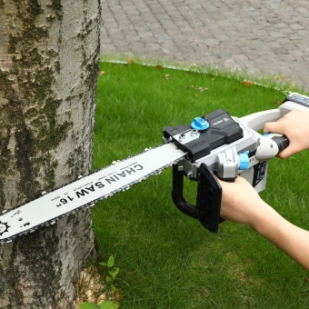 Цепная пила Deko DKCHS 40 PRO аккум. 40Вт дл.шины:16" (40cm) 2аккум. 4Ач ЗУ (083-2002) - купить недорого с доставкой в интернет-магазине