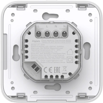 Умный терморегулятор для теплого пола Aqara W500 (UT-A01D) - купить недорого с доставкой в интернет-магазине