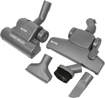 Пылесос Vitek VT-1833 PR 1800Вт жемчужный/синий - купить недорого с доставкой в интернет-магазине