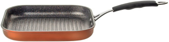 Сковорода-гриль Nadoba Medena 728720 квадратная покрытие: Polygo Maxx ручка несъемная (без крышки) медный - купить недорого с доставкой в интернет-магазине