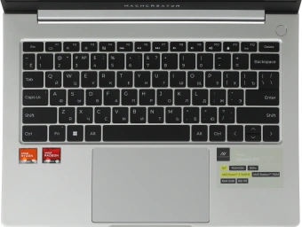 Ноутбук Machcreator Genesis R14 Ryzen 5 7640HS 16Gb SSD1Tb AMD Radeon 760M 14.1" IPS FHD (1920x1200) без ОС silver WiFi BT Cam 6550mAh (JJ00GW00GRU) - купить недорого с доставкой в интернет-магазине