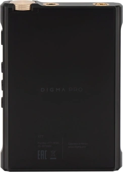 Плеер Hi-Fi Flash Digma Pro XT7 черный/золотистый/3.5"/microSD/microSDHC - купить недорого с доставкой в интернет-магазине