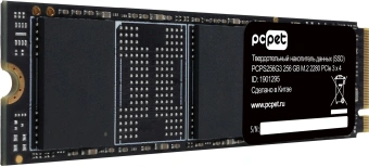 Накопитель SSD PC Pet PCIe 3.0 x4 256GB PCPS256G3 M.2 2280 OEM - купить недорого с доставкой в интернет-магазине