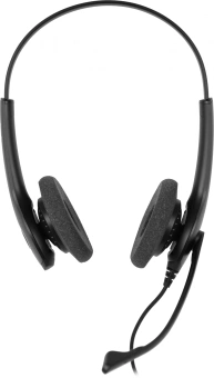Наушники с микрофоном Jabra BIZ 1500 Duo черный 2.3м накладные USB оголовье (1559-0159) - купить недорого с доставкой в интернет-магазине