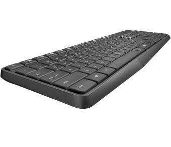 Клавиатура + мышь Logitech MK235 клав:серый мышь:серый USB беспроводная (920-007948) - купить недорого с доставкой в интернет-магазине