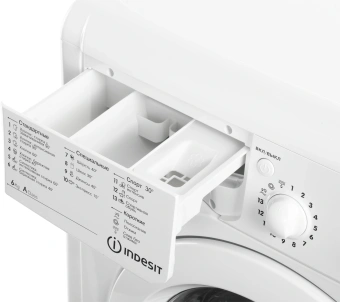 Стиральная машина Indesit EcoTime IWSD 6105 (CIS).L класс: A загр.фронтальная макс.:6кг белый - купить недорого с доставкой в интернет-магазине