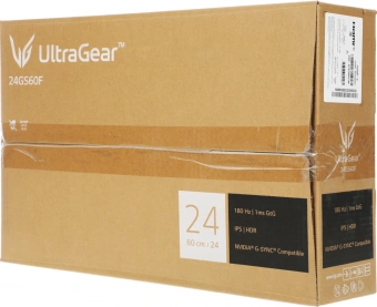 Монитор LG 23.8" UltraGear 24GS60F-B черный IPS LED 16:9 HDMI матовая 300cd 178гр/178гр 1920x1080 180Hz G-Sync FreeSync DP FHD 4кг - купить недорого с доставкой в интернет-магазине