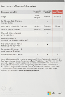 Офисное приложение Microsoft Office HS 2021 Medialess P8 (79G-05388) - купить недорого с доставкой в интернет-магазине