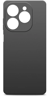 Чехол (клип-кейс) BoraSCO для Tecno Spark 20 Pro Silicone Case черный (72530) - купить недорого с доставкой в интернет-магазине