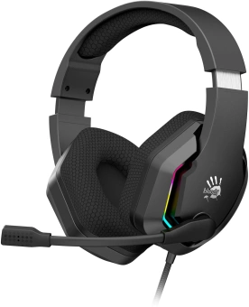 Наушники с микрофоном A4Tech Bloody G260 черный 2м мониторные USB оголовье (G260) - купить недорого с доставкой в интернет-магазине