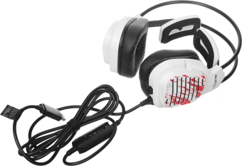Наушники с микрофоном A4Tech Bloody G565 белый/рисунок 0.2м мониторные оголовье (G565 ENERGY WHITE) - купить недорого с доставкой в интернет-магазине