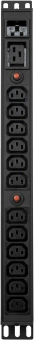 Блок распределения питания Powercom PDU-16A-type 1 (PDU-16AV14-12C3-C9-C2-2G) - купить недорого с доставкой в интернет-магазине