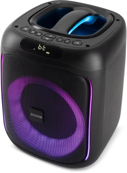 Минисистема Digma D-MC1700 черный 30Вт FM USB BT micro SD - купить недорого с доставкой в интернет-магазине
