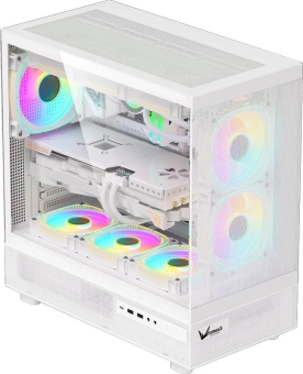 Корпус Formula Crystal Z8 Floe белый без БП ATX 3x120mm 5x140mm 1xUSB2.0 1xUSB3.0 1xUSB3.1 audio bott PSU - купить недорого с доставкой в интернет-магазине