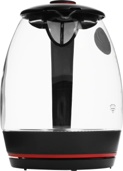 Чайник электрический Scarlett SC-EK27G71 1.8л. 2200Вт черный/красный корпус: стекло - купить недорого с доставкой в интернет-магазине