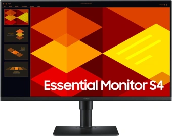 Монитор Samsung 27" Essential S4 S27D400GAIXCI черный IPS LED 16:9 HDMI матовая HAS Piv 250cd 178гр/178гр 1920x1080 100Hz DP FHD USB 4кг - купить недорого с доставкой в интернет-магазине