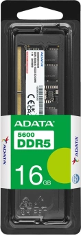 Память DDR5 16GB 5600MHz A-Data AD5S560016G-S RTL PC5-44800 CL46 SO-DIMM 262-pin 1.1В single rank Ret - купить недорого с доставкой в интернет-магазине