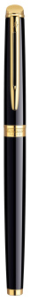 Ручка перьев. Waterman Hemisphere (CWS0920610) Mars Black GT F сталь нержавеющая подар.кор. - купить недорого с доставкой в интернет-магазине