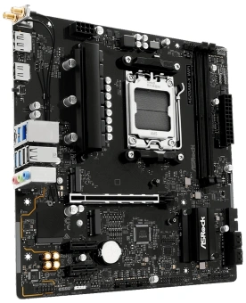 Материнская плата Asrock A620AM-X WiFi Socket AM5 AMD A620A 2xDDR5 mATX AC`97 8ch(7.1) 2.5Gg RAID+HDMI+DP - купить недорого с доставкой в интернет-магазине