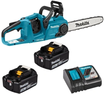 Цепная пила Makita DUC353RF2 аккум. 1100Вт дл.шины:14" (35cm) 2аккум. 6Ач ЗУ - купить недорого с доставкой в интернет-магазине