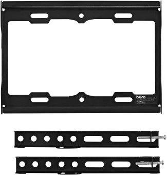 Кронштейн для телевизора Buro FX1S черный 15"-48" макс.25кг настенный фиксированный - купить недорого с доставкой в интернет-магазине