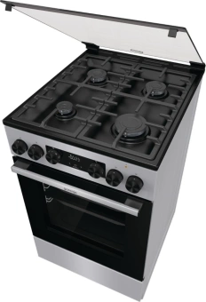 Плита Комбинированная Gorenje GK5C41SF серый (стеклянная крышка) реш.чугун - купить недорого с доставкой в интернет-магазине