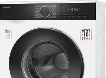 Стиральная машина Weissgauff WM 45712 Inverter Steam класс: A+++ загр.фронтальная макс.:7кг белый инвертор - купить недорого с доставкой в интернет-магазине