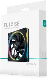 Вентилятор для корпуса Deepcool FL12 SE ARGB 120х120x25 черный 4-pin 28.67дБ (упак.:1шт) (R-FL12SE-BKAPN1-G) Ret - купить недорого с доставкой в интернет-магазине