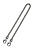 Цепочка для пероч.ножа Victorinox (4.1815.80) серебристый 800мм d1.5мм