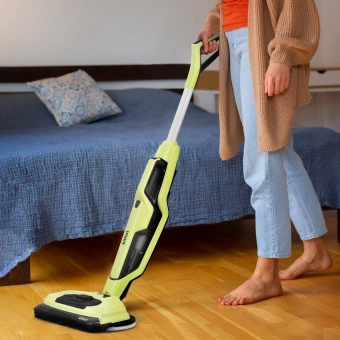 Пылесос моющий Kitfort КТ-5201 180Вт зеленый/черный - купить недорого с доставкой в интернет-магазине