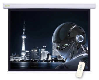 Экран Cactus 100" 124.5x221см Motoscreen CS-PSM-124x221 16:9 настенно-потолочный рулонный (моторизованный привод) - купить недорого с доставкой в интернет-магазине
