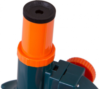 Микроскоп Levenhuk LabZZ M1 монокуляр 100-300x на 3 объектива зеленый/оранжевый - купить недорого с доставкой в интернет-магазине