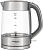 Чайник электрический Red Solution RK-G138 1.7л. 2200Вт серый корпус: стекло