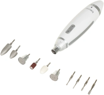 Маникюрно-педикюрный набор Beurer MP62 насадок в компл.:10шт белый - купить недорого с доставкой в интернет-магазине
