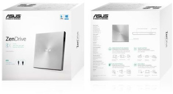 Привод DVD-RW Asus SDRW-08U9M-U серебристый USB slim ultra slim M-Disk Mac внешний RTL - купить недорого с доставкой в интернет-магазине