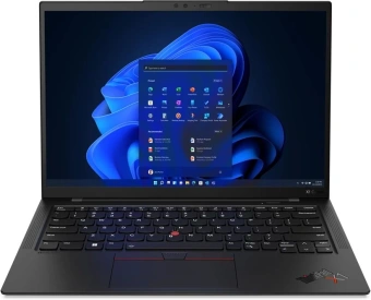 Ноутбук Lenovo ThinkPad X1 Carbon G11 Core i5 1335U 16Gb SSD512Gb Intel Iris Xe graphics 14" IPS WUXGA (1920x1200) Windows 11 Professional black WiFi BT Cam (21HNA09MCD) - купить недорого с доставкой в интернет-магазине