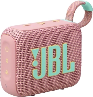 Колонка порт. JBL Go 4 розовый 4.2W 1.0 BT 850mAh (JBLGO4PINK) - купить недорого с доставкой в интернет-магазине